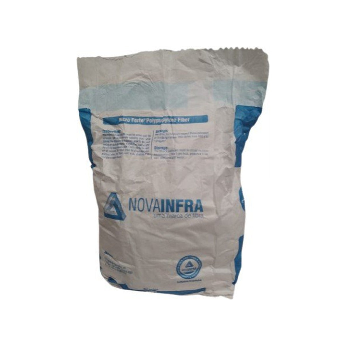 Microfibra de polipropileno Micro Forte para controle de fissuras em concreto 600 g