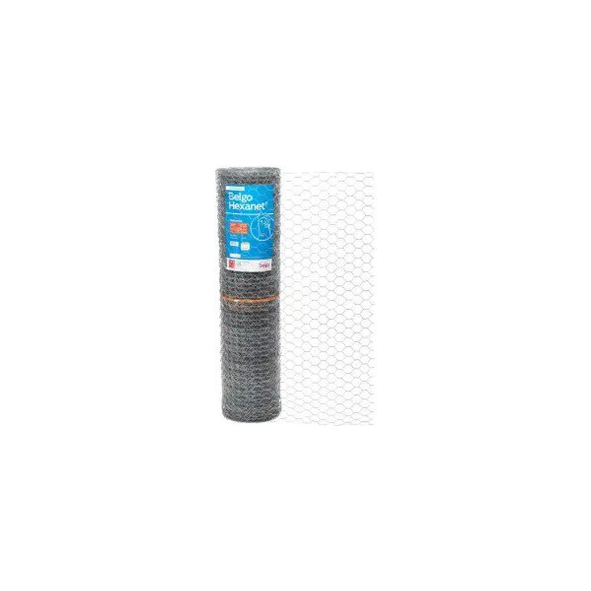 Tela hexagonal galvanizada Belgo fio 18 para galinheiro e horta 1,5 x 50 m