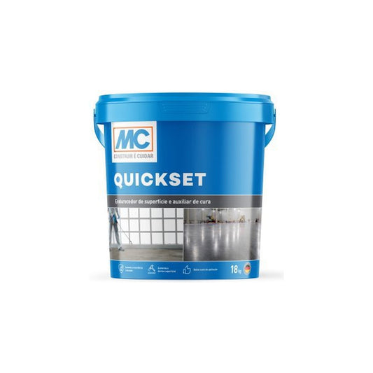 Endurecedor de superfície Quickset MC Bauchemie para piso de concreto 20 kg